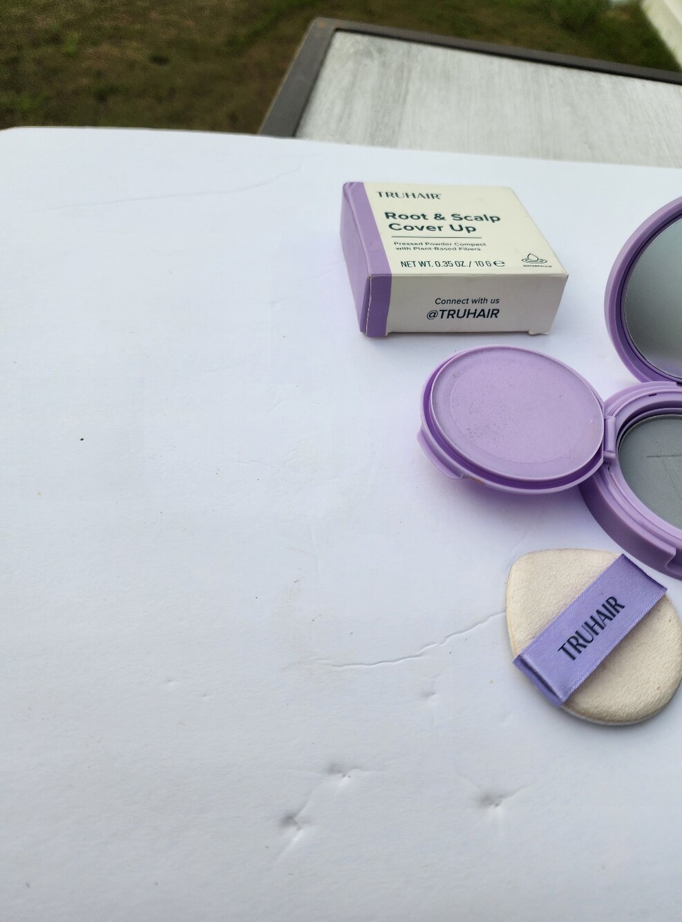 Truhair Gray Root & Scalp Cover Up Pressed Powder Hair Compact - Picture 5 of 7